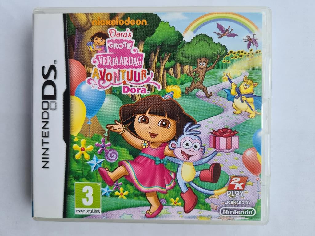 DORA'S grote verjaardag avontuur, Gebruikt, 1 speler, Racen en Vliegen, Ophalen of Verzenden