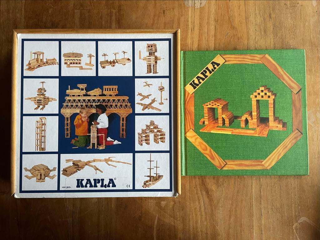 Kapla bouwblokken set met groen boek nr 3, Ophalen of Verzenden, Gebruikt, Overige merken