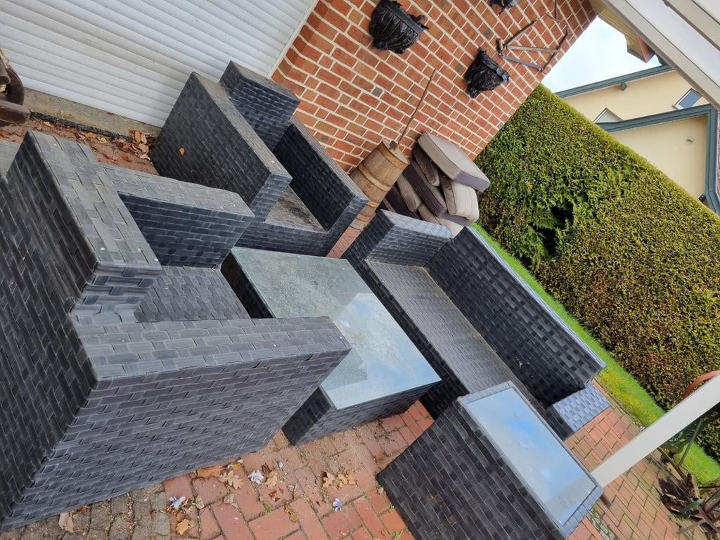 Loungeset, Ophalen, Gebruikt, Kunststof, Bank