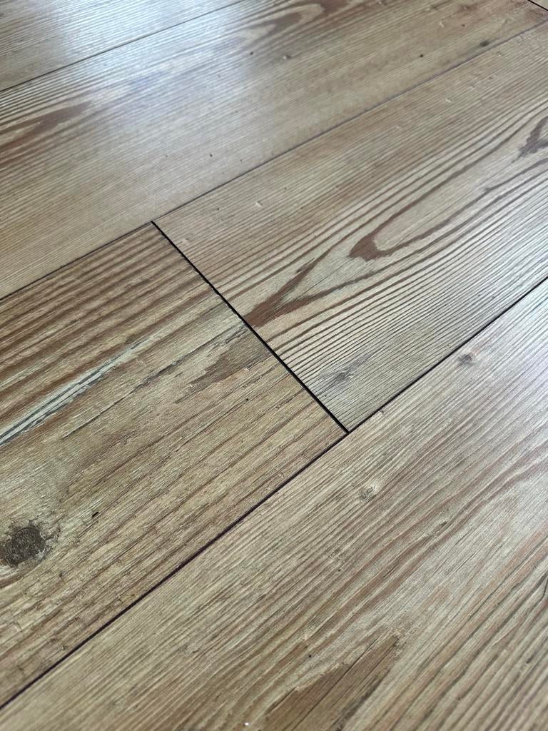 Laminaat 50m2, Laminaat Orchard Naturel Grenen, Ophalen, Gebruikt, 50 tot 150 cm, Vloerdelen of -planken