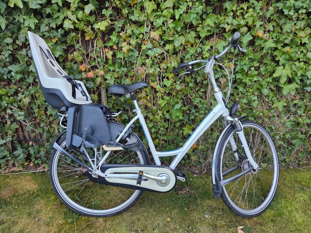 Batavus Monaco fiets 7S 2xHandrem Voorvering BoBike zitje, Gebruikt, Versnellingen, Batavus, Ophalen of Verzenden