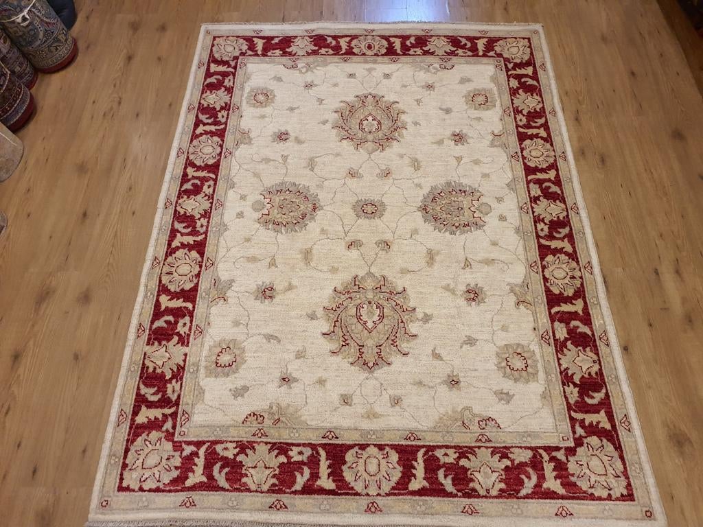 Handgeknoopt oosters tapijt ziegler 203x153, Info@SlatsAntiek.nl, 100 tot 150 cm, Perzisch, Vof Slats Antiek