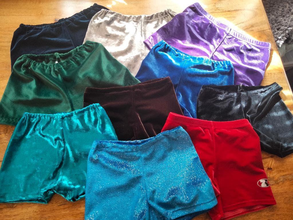 Turnbroekjes glad velours diverse kleuren en maten (1), Maat 36 t/m 42, Ophalen of Verzenden, Nieuw, Turnpak(je)