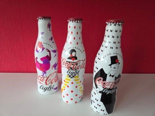 Aluminium Coca-Cola flesjes - Marc Jacobs, Verzamelen, Merken en Reclamevoorwerpen, Zo goed als nieuw, Overige typen, Verzenden