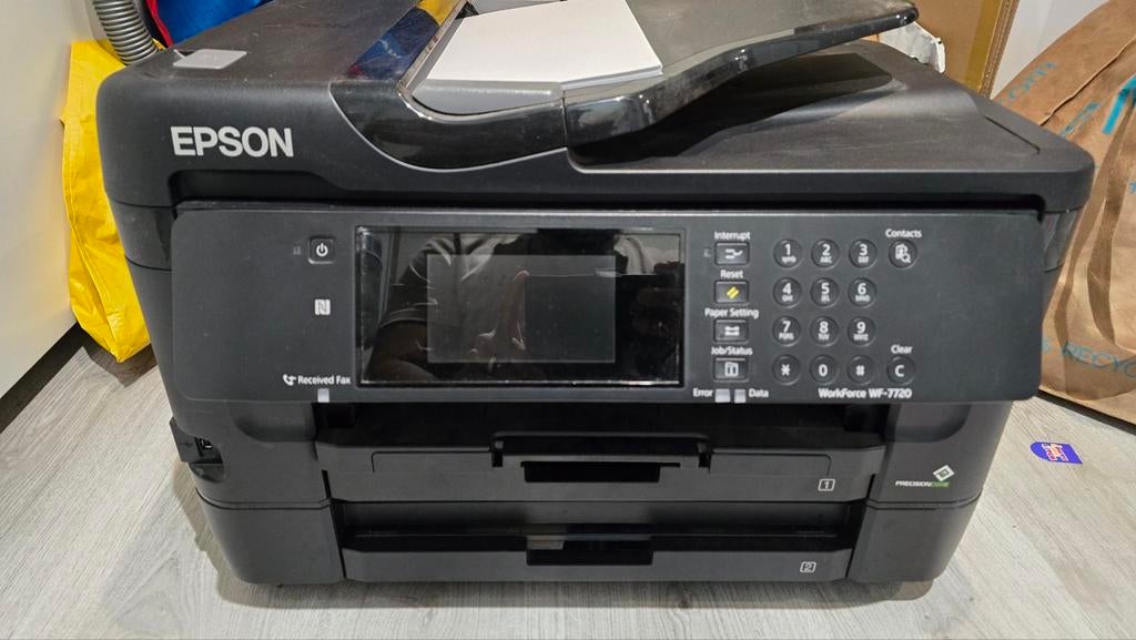 Epson WorkForce WF-7720 All-in-One Printer, Computers en Software, Printers, All-in-one, Draadloos, Ophalen of Verzenden, Zo goed als nieuw