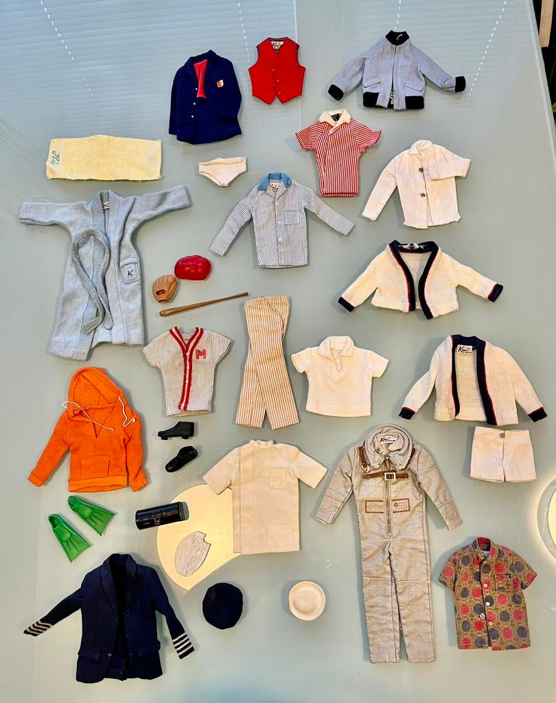Barbie Ken Vintage 60’s kleding, Ophalen of Verzenden, Gebruikt, Kleertjes