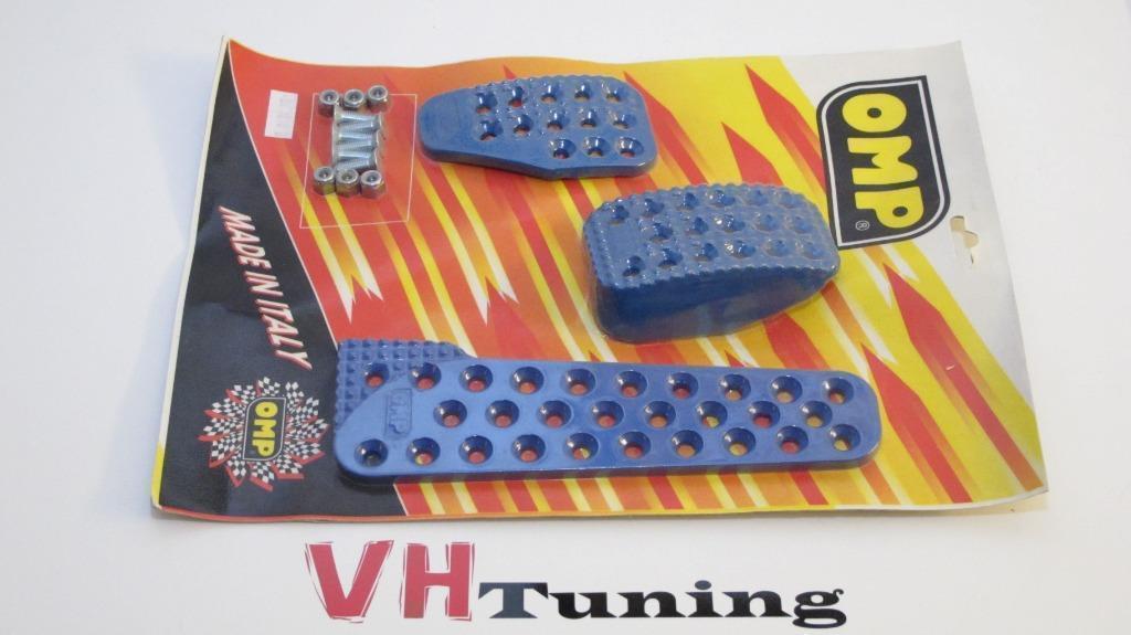 OMP OA/1010/B OMP Pedaalset (OA1010) aluminium gecoat Blauw,, Auto diversen, Tuning en Styling, Ophalen of Verzenden