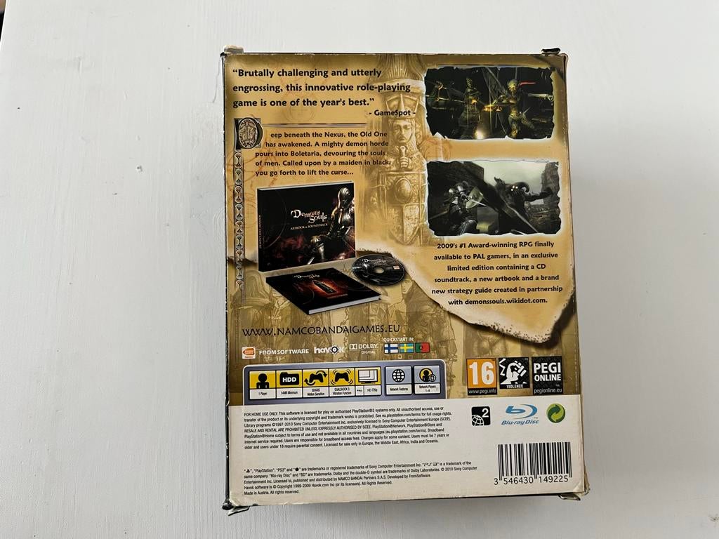 Demon's Souls PS3 black phantom edition, Online, Gebruikt, Ophalen of Verzenden, Y