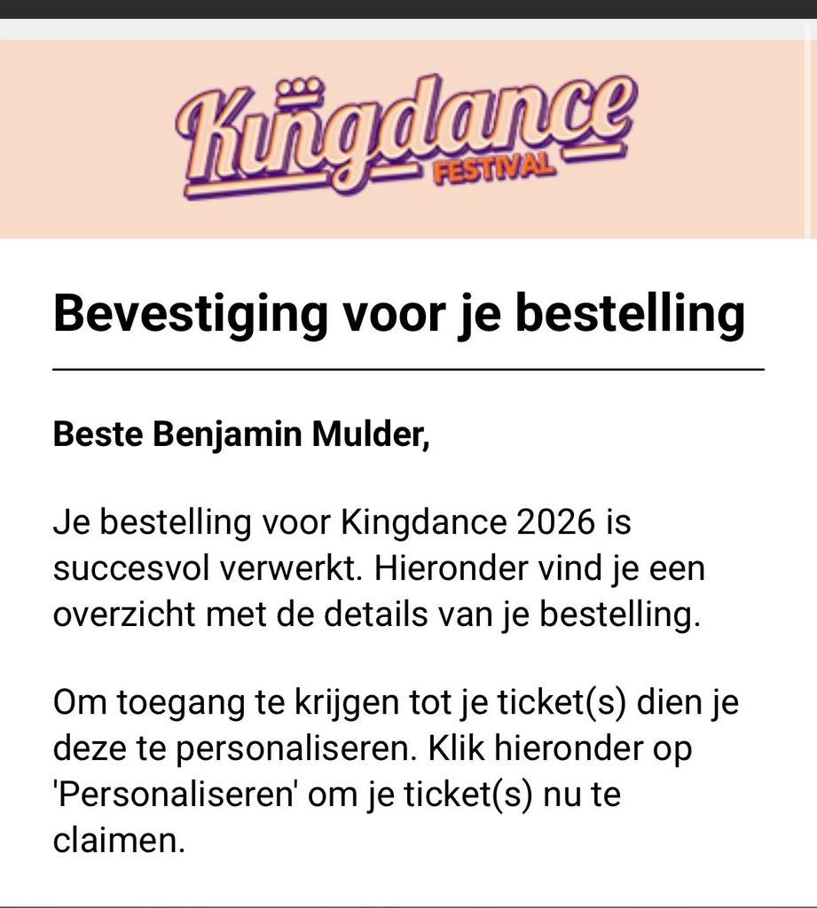 Kingdance 26 en 27 april in Zwolle, Eén persoon