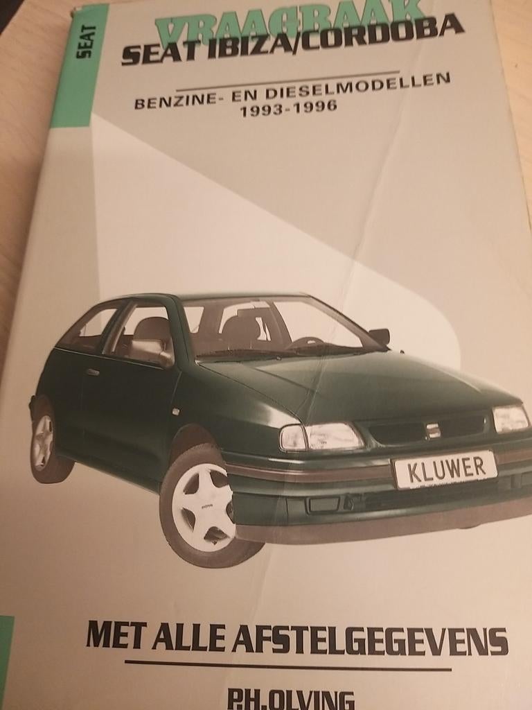 Als nieuw 1993 1996 Seat Ibiza vraagbaak 377blz óók 2 liters, Ophalen of Verzenden