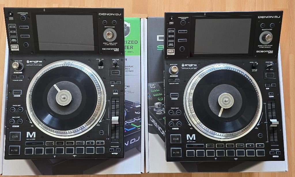 2x Denon DJ SC5000 M ZGAN te koop., Muziek en Instrumenten, Dj-sets en Draaitafels, Ophalen of Verzenden, Zo goed als nieuw, Draaitafel