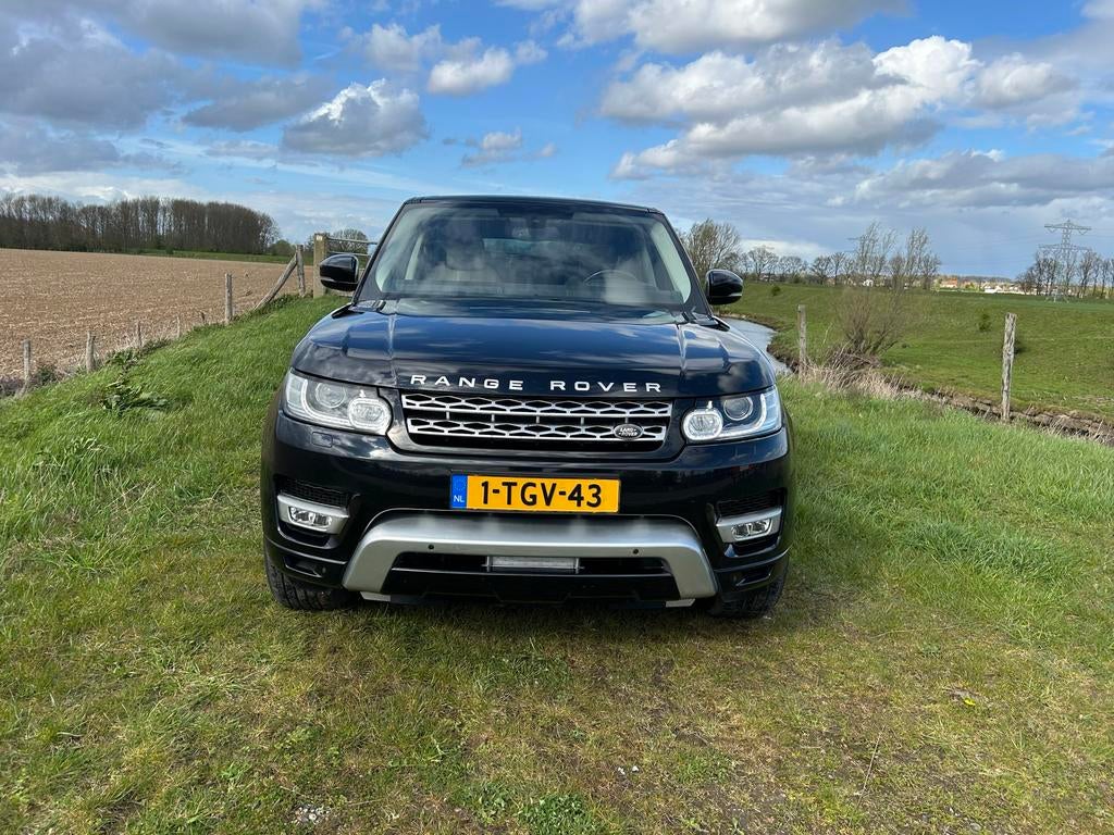 Land Rover Range Rover (sport) 3.0 Tdv6 AUT 2014 Zwart, 2993 cc, 258 pk, 255 €/maand, Zwart
