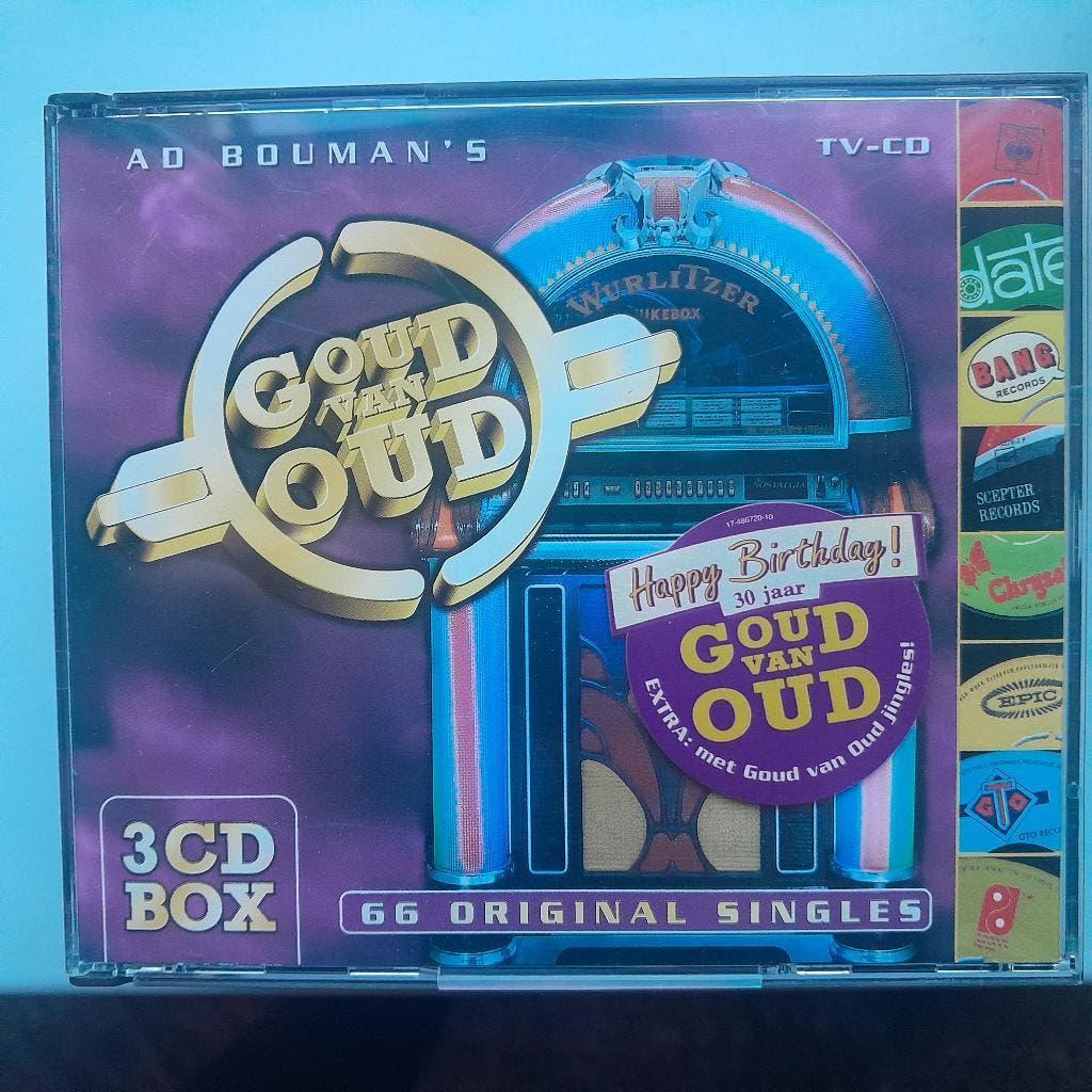 3 cd box Ad Bouman's Goud van Oud., Ophalen of Verzenden, 1980 tot 2000, Zo goed als nieuw