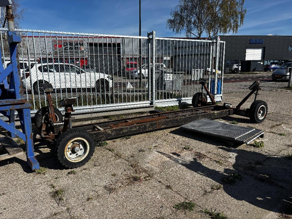 Stallingstrailer / botenkar, 10 ton te huur, Ophalen, Gebruikt, Aftakas, Liggend