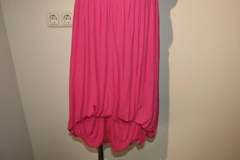 Givenchy fucia roze jurk ballon rok hoogtes onderkant S, Kleding | Dames, Verzenden, Zo goed als nieuw, Knielengte, Roze