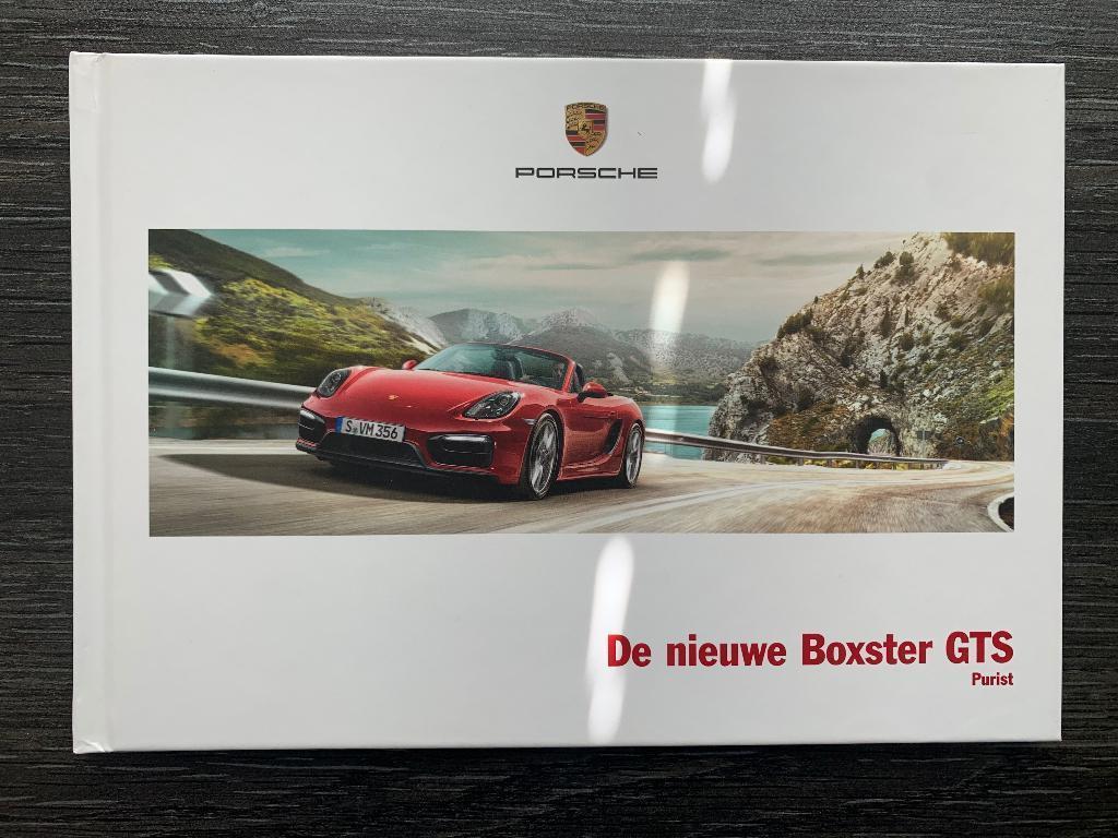 Nederlandstalige brochure Porsche Boxster GTS 981 2014, Porsche, Nieuw, Ophalen of Verzenden, Porsche