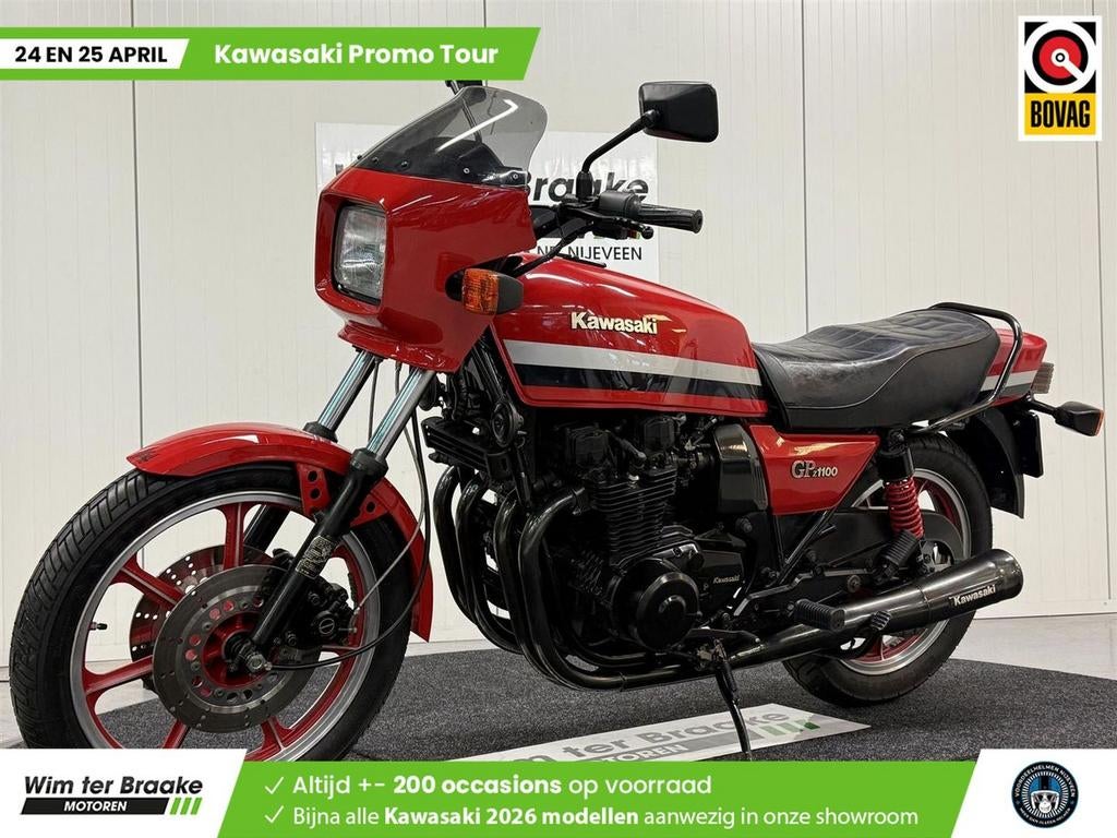 Kawasaki GPZ 1100 B INJECTION (bj 1982) 18,164 km, 4 cilinders, Motorrijbewijs A, Bedrijf, Onbekend