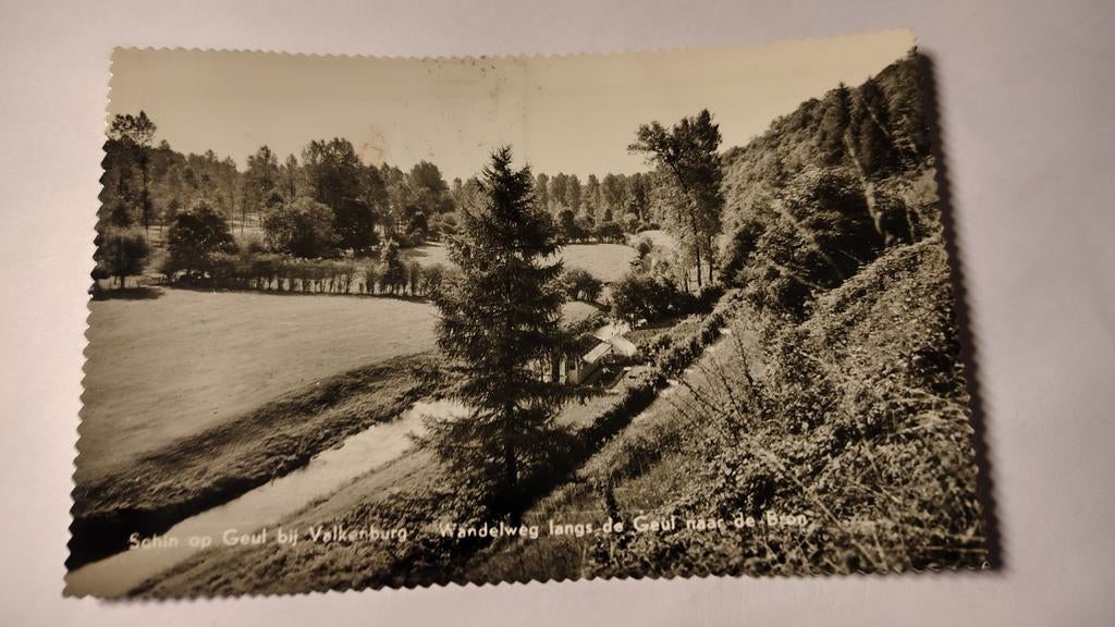 Schin op Geul Wandelweg langs de Geul naar de Bron, Ophalen of Verzenden, 1940 tot 1960, Limburg