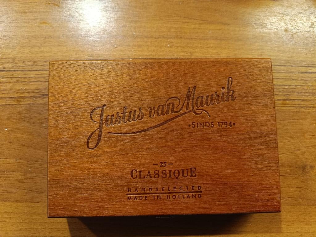 Houten kistje Justus van Maurik Classique, Ophalen of Verzenden