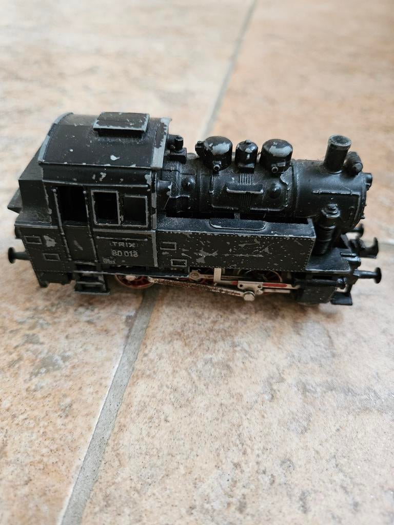 Trix Treinset Jaren '70 met Loc, Wagons en Veel Spoor, Gelijkstroom, Trix, Ophalen of Verzenden, Analoog