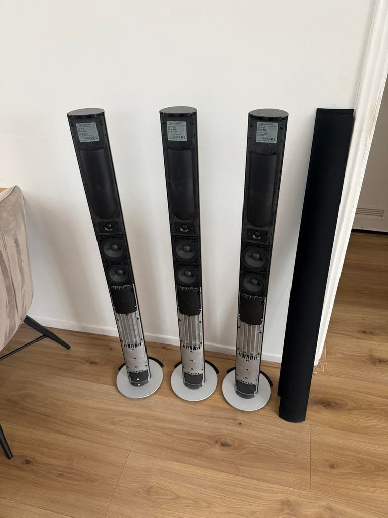3x Bang & Olufsen Beolab 6000 MK 2, Zo goed als nieuw, 120 watt of meer, Front, Rear of Stereo speakers, Ophalen