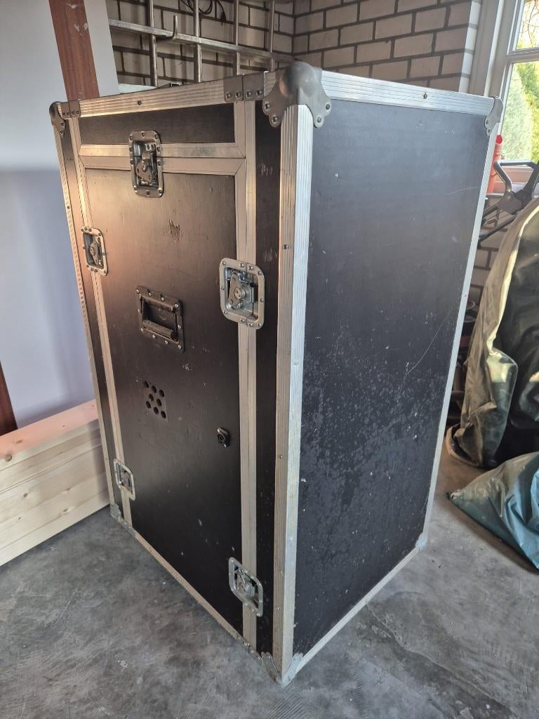 Hoge flightcase/rack, DJ Booth, Ophalen, Gebruikt, Overige instrumenten, Flightcase