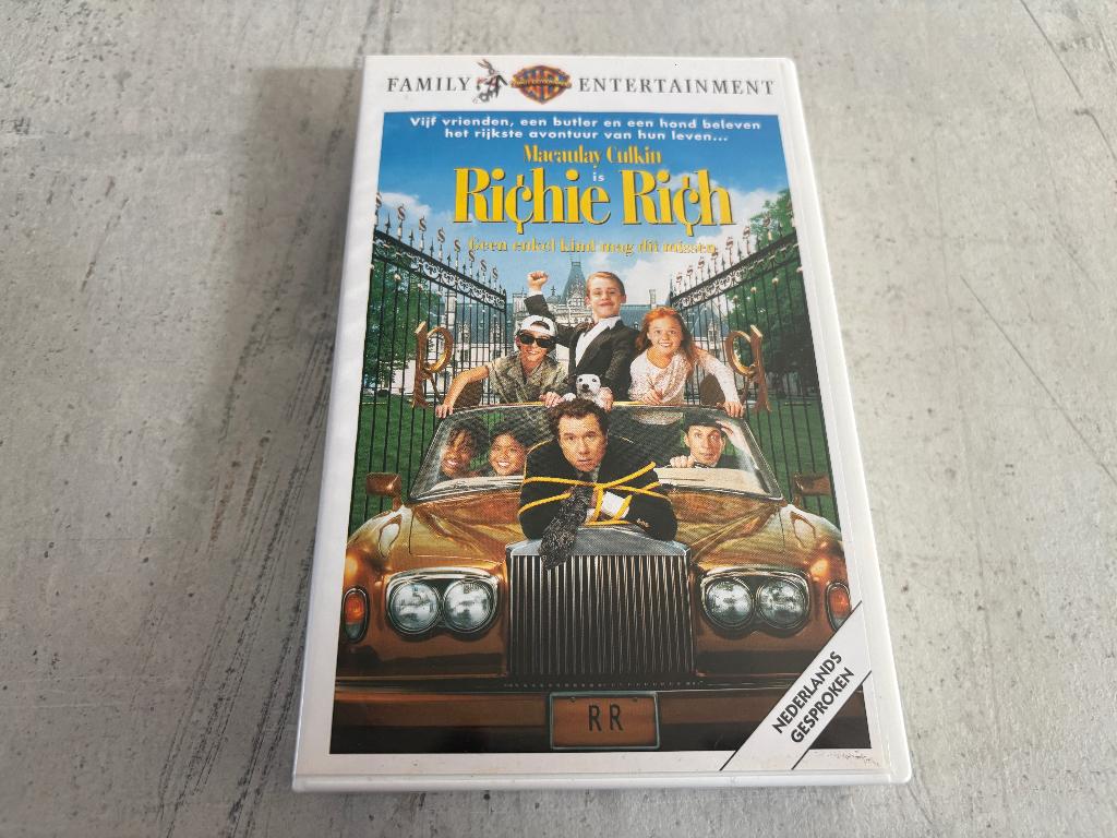 Richie Rich VHS Nederlands NIEUW in Seal, Vanaf 6 jaar, Ophalen of Verzenden, Nieuw in verpakking, Overige genres