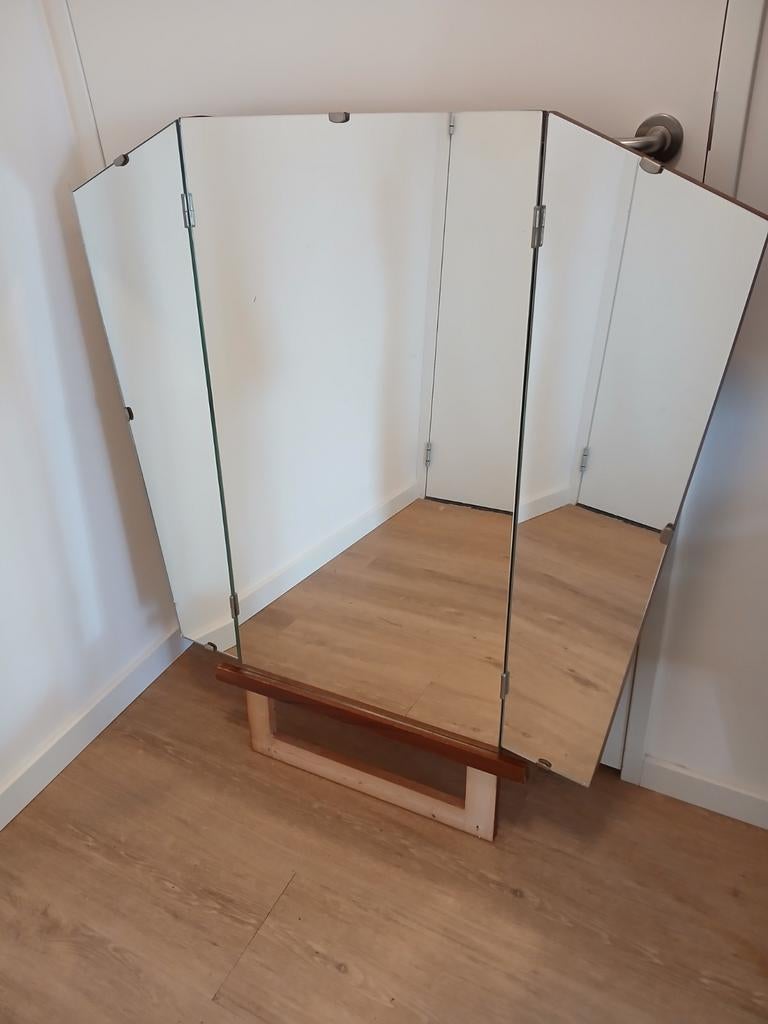 Vintage spiegel van kaptafel - GRATIS, Ophalen, Rechthoekig