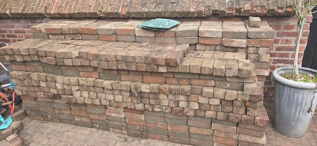 Waalformaat gebakken klinkers - Duurzaam en sfeervol, Ophalen, Gebruikt, Keramiek, Klinkers