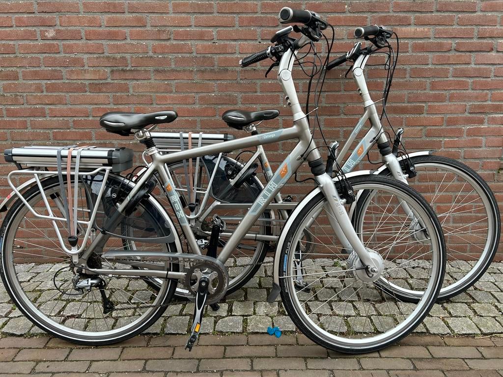 Zeer mooie set E Bike RIH Omega 28 inch, Fietsen en Brommers, Elektrische fietsen, 47 tot 51 cm, Ophalen, Zo goed als nieuw, Overige merken