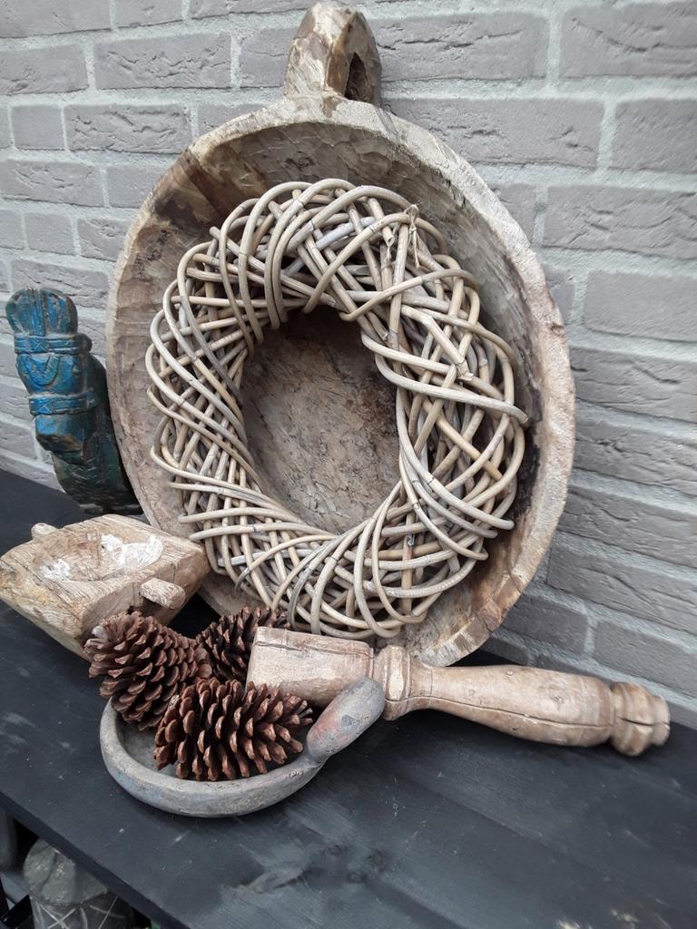 Landelijke schaal, Huis en Inrichting, Woonaccessoires | Kransen, Ophalen