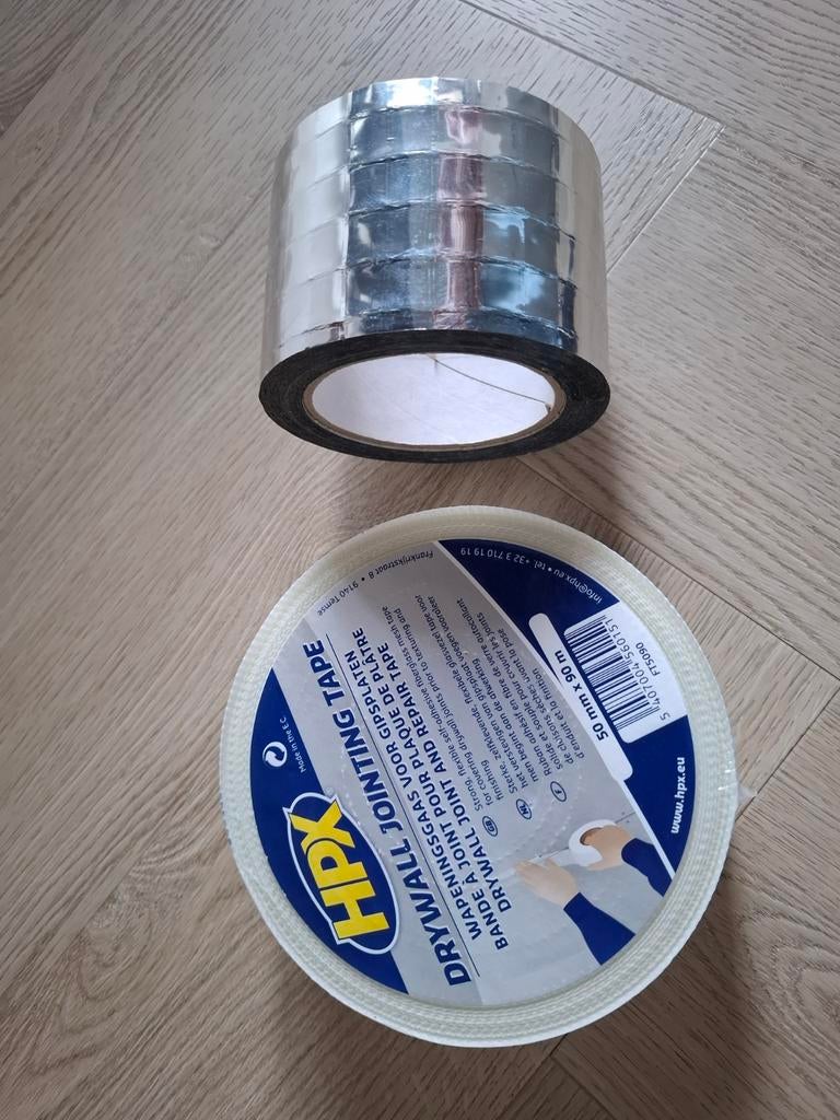 Gratis HPX wapeningsgaas en aluminium tape, Doe-het-zelf en Verbouw, Minder dan 4 cm, Overige materialen, Nieuw, Ophalen of Verzenden