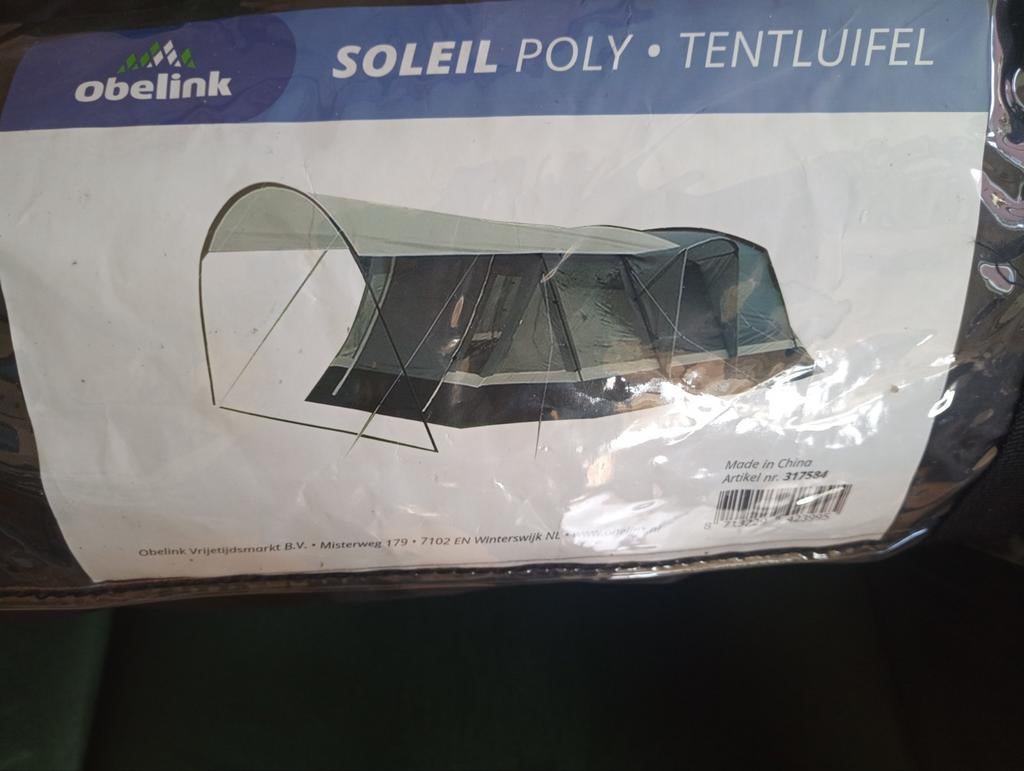 Tent luifel van Obelink de Soleil. Maten zijn 430*240., Ophalen of Verzenden, Zo goed als nieuw