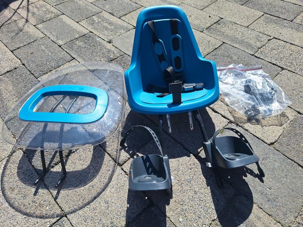 Bobike voorzitje blauw/groen, Fietsen en Brommers, Fietsaccessoires | Fietsstoeltjes, Ophalen of Verzenden