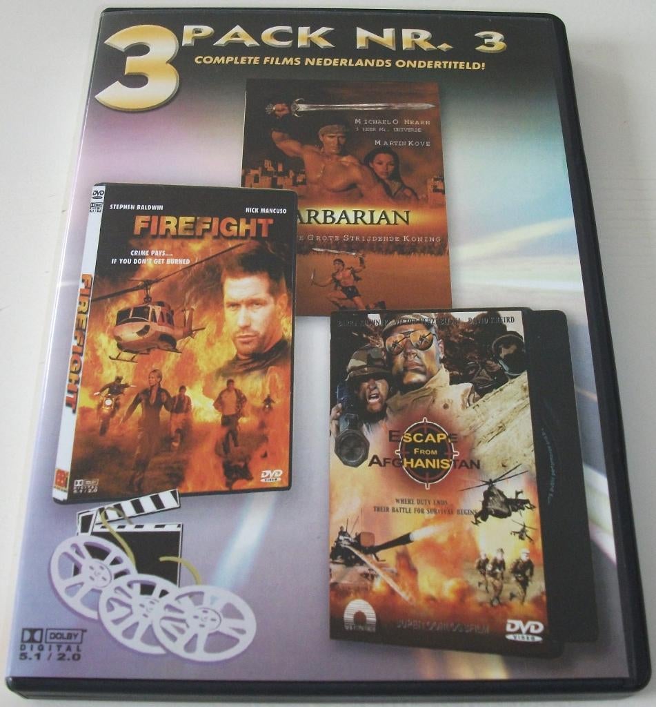 Dvd *** 3-PACK NR. 3 *** 3-Filmpack, Vanaf 12 jaar, Ophalen of Verzenden, Zo goed als nieuw, Actie
