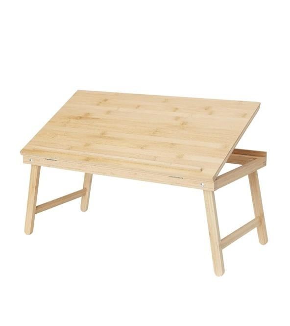 IKEA FELFRITT laptoptafeltje voor in bed Laptop Bed table, Ophalen, Nieuw, Beige, Natuurlijk materiaal