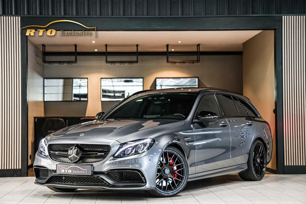 Mercedes C-klasse Estate AMG 63 Weistec Stage 3 980PK|Miltek, Auto's, Achterwielaandrijving, Gebruikt, Met garantie (alle), Leder