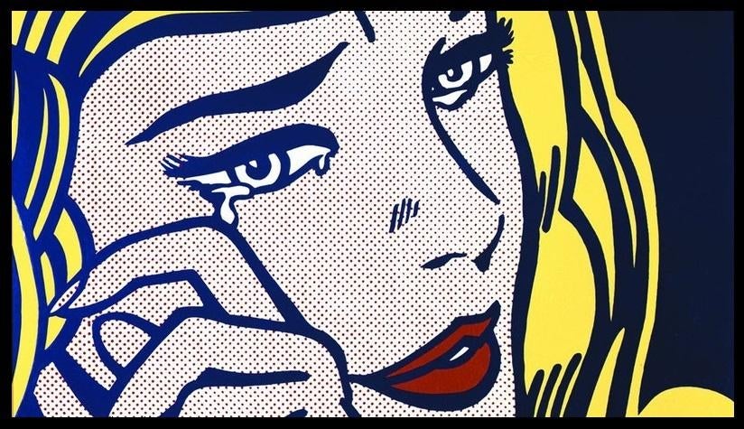 Roy Lichtenstein - Crying Girl - Grafiek, Antiek en Kunst, Kunst | Litho's en Zeefdrukken, Verzenden