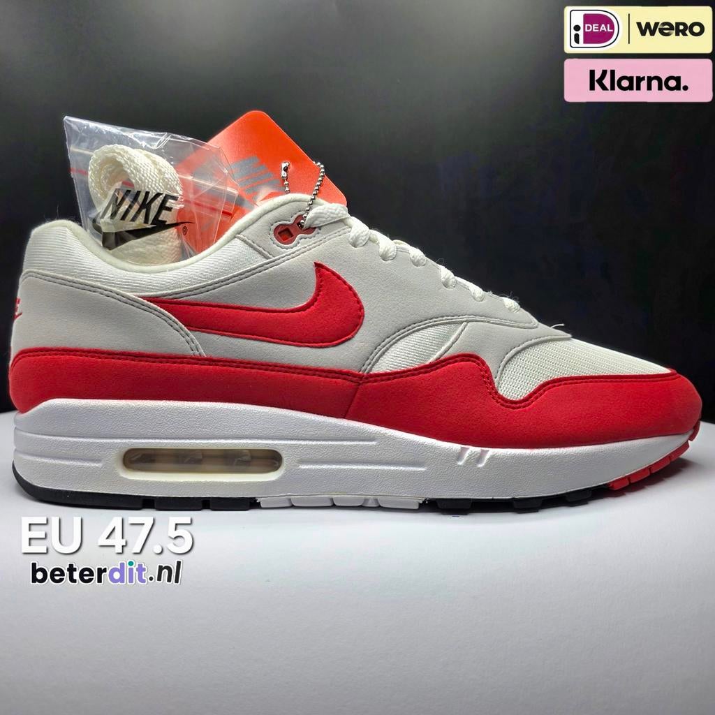 Nike Air Max 1 'Anniversary Red'
Maat: 47.5, Kleding | Heren, Schoenen, Nike air max, Ophalen of Verzenden, Nike, Nike