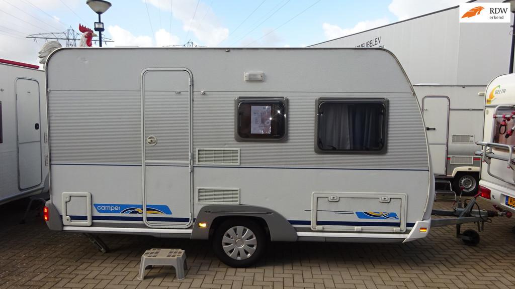 DETHLEFFS CAMPER 420 DB 2000 VASTBED TREINZIT 820 kg, Caravans en Kamperen, Caravans, De Haan Caravans, Bedrijf, 750 - 1000 kg