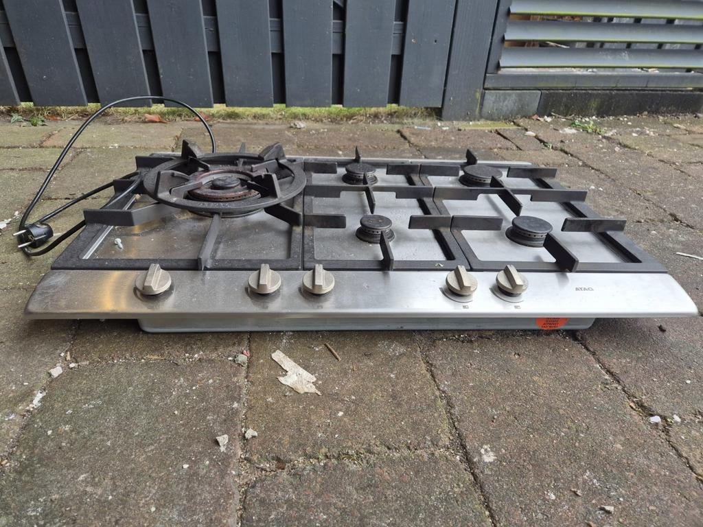 Atag 5 pits kooktoestel, Ophalen of Verzenden, Vrijstaand, Gas, 4 kookzones