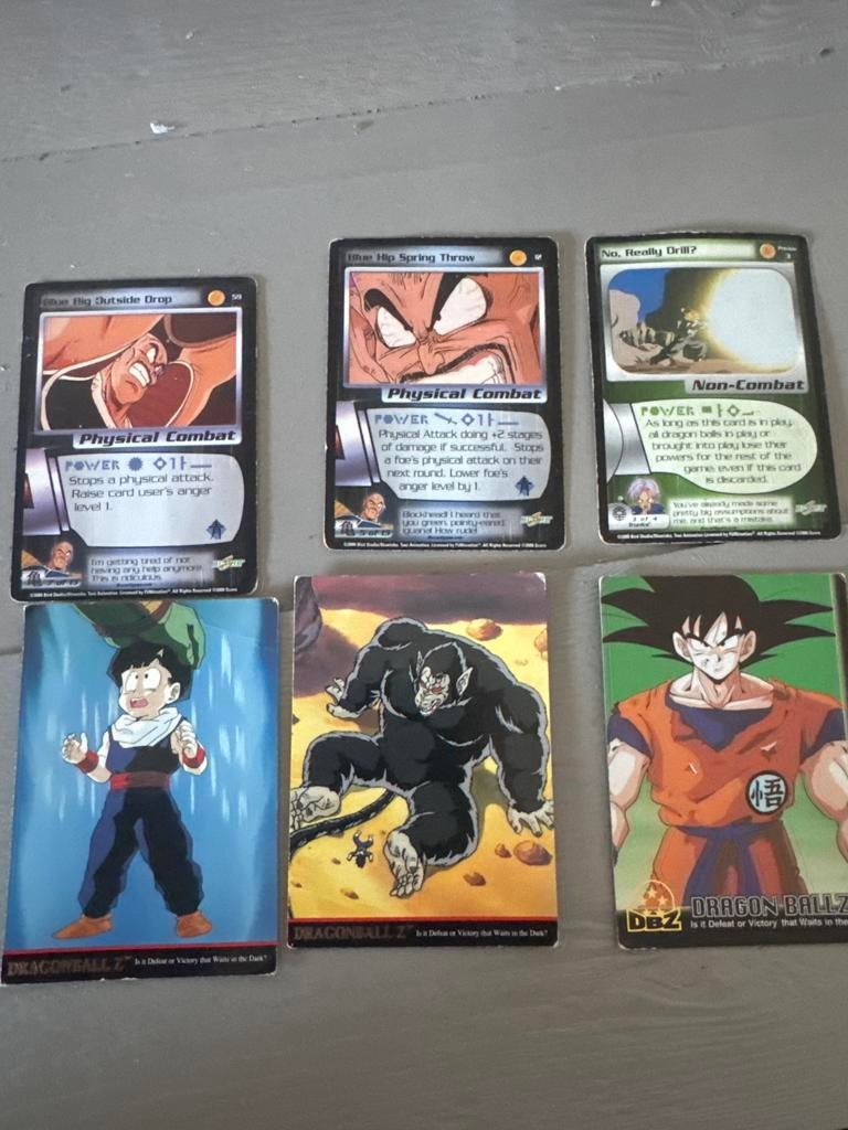 Dragon Ball Z kaarten, Hobby en Vrije tijd, Verzamelkaartspellen | Overige, Ophalen of Verzenden, Gebruikt, Meerdere kaarten