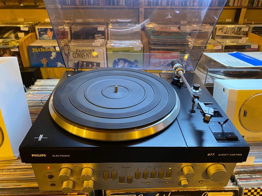 Philips 677 Platenspeler, Philips, -, -, Ophalen of Verzenden
