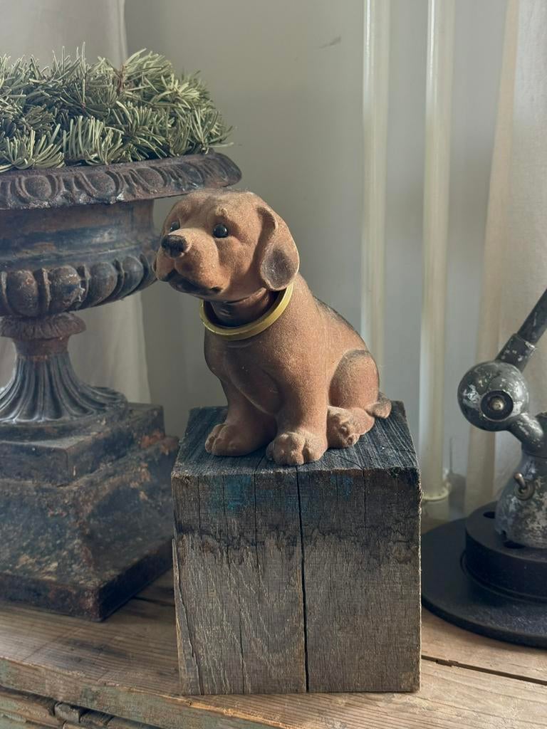 Vintage Hondje hoedenplank, Ophalen of Verzenden