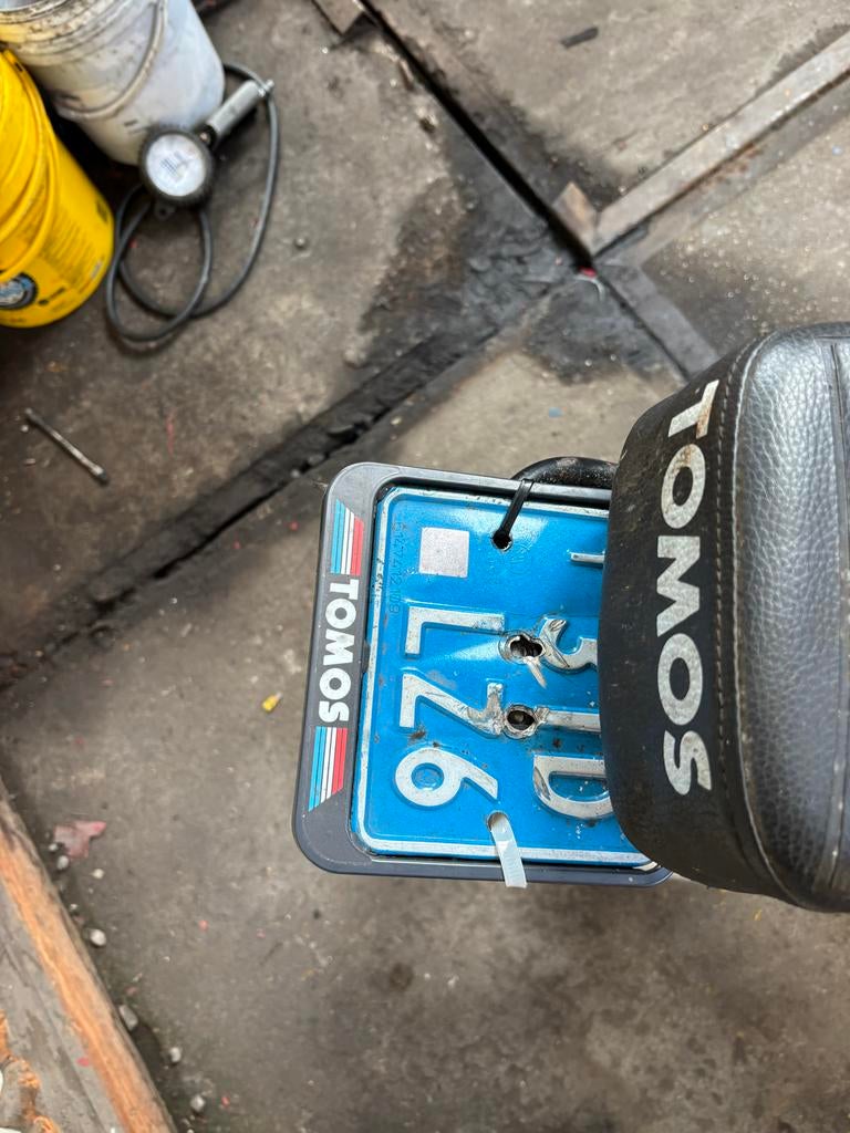 Tomos 50cc Brommer - Zwart met ProTaper stuur, Ophalen, Gebruikt, Overige modellen, Maximaal 45 km/u