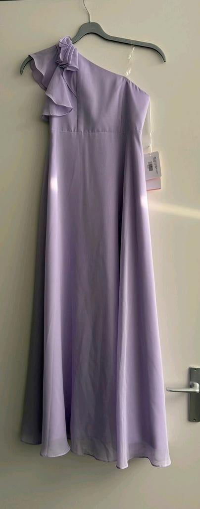 Galajurk feestjurk 140 146 JJ'S House Lila paars nieuw, Meisje, Nieuw, Ophalen of Verzenden, Jurk of Rok