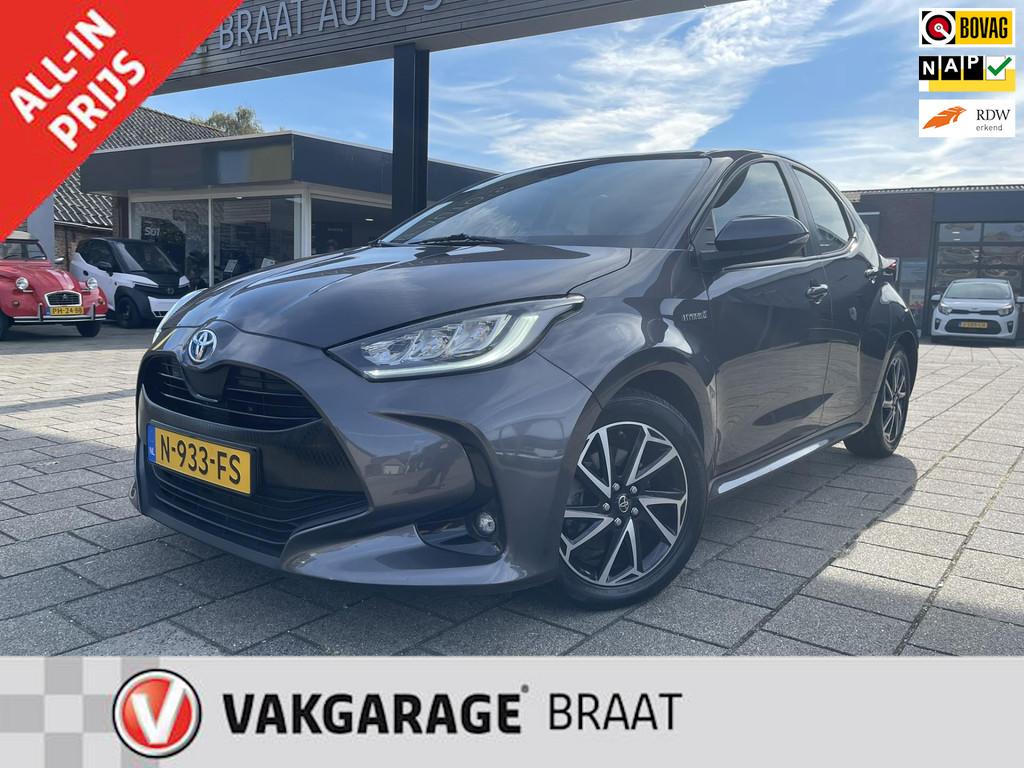 Toyota Yaris 1.5 Hybrid l BTW l STOELVERW. l CARPLAY l RIJKL, Gebruikt, Euro 6, Stoelverwarming, 450 kg