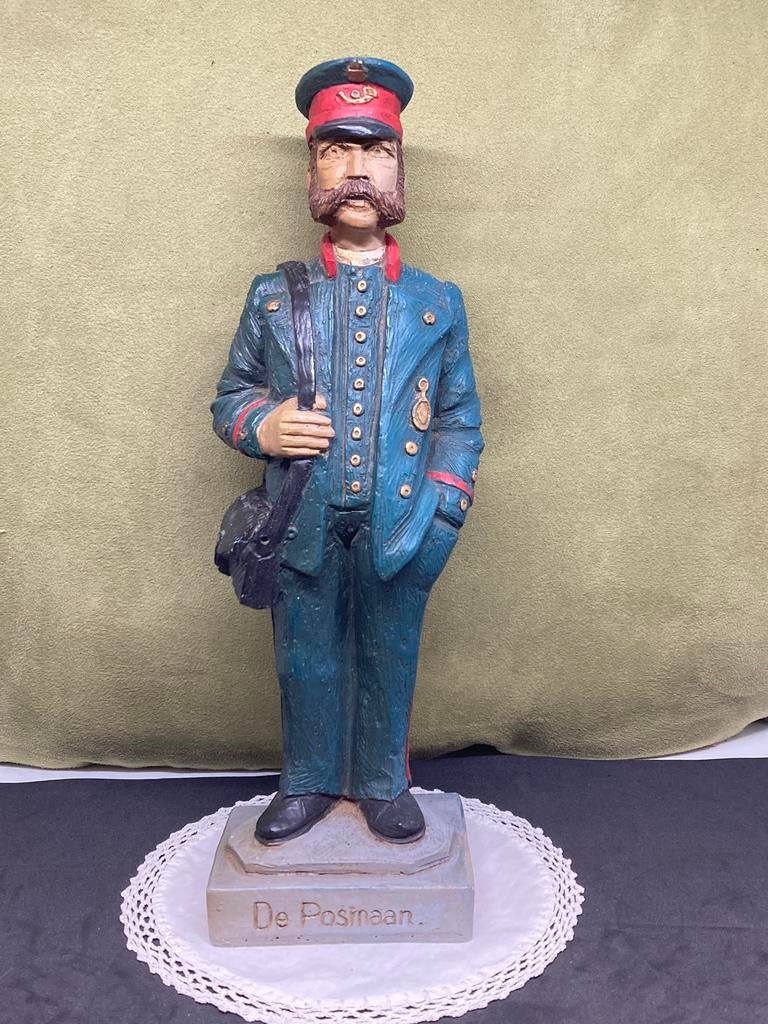 Vintage Beeldje postbode De Posmaan (200622), Ophalen of Verzenden, Gebruikt, Mens