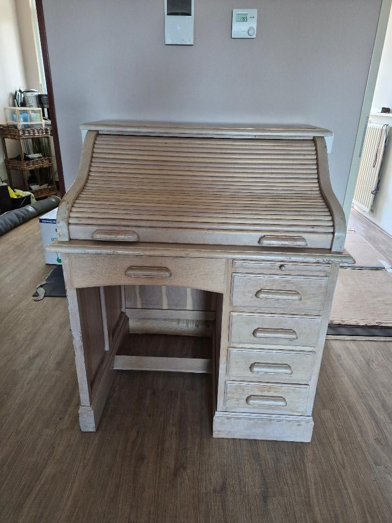 Secretaire eiken, Huis en Inrichting, Ophalen, Gebruikt, Klassiek eiken