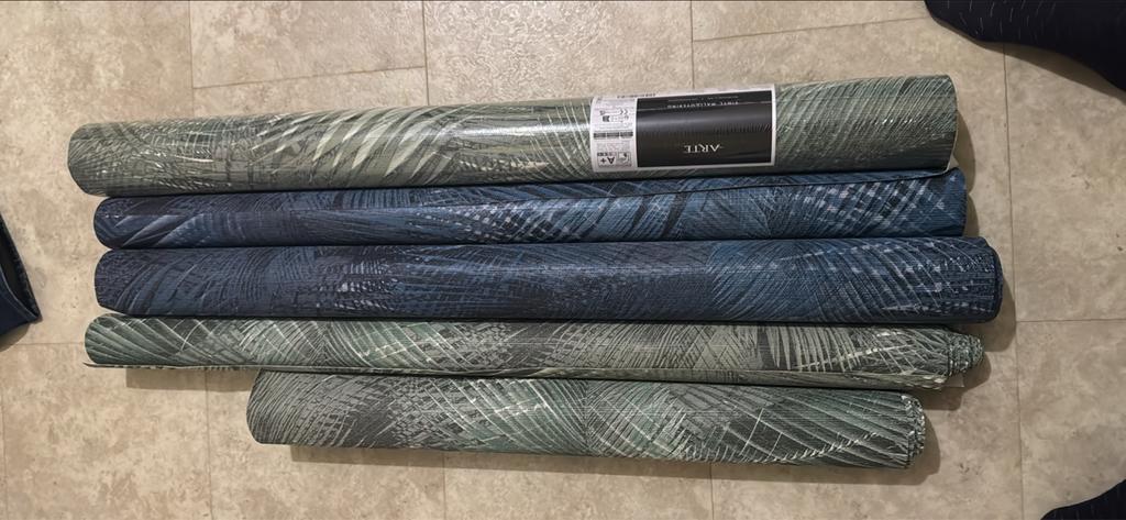 Arte Avalon - Shield - Luxe behang rollen - groen/blauw, Ophalen of Verzenden, Groen